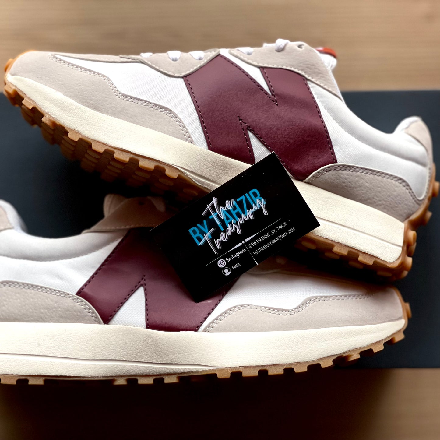 Wmns 327 - 'White Dark Red' - The Treasury By Tahzir | Online - 1