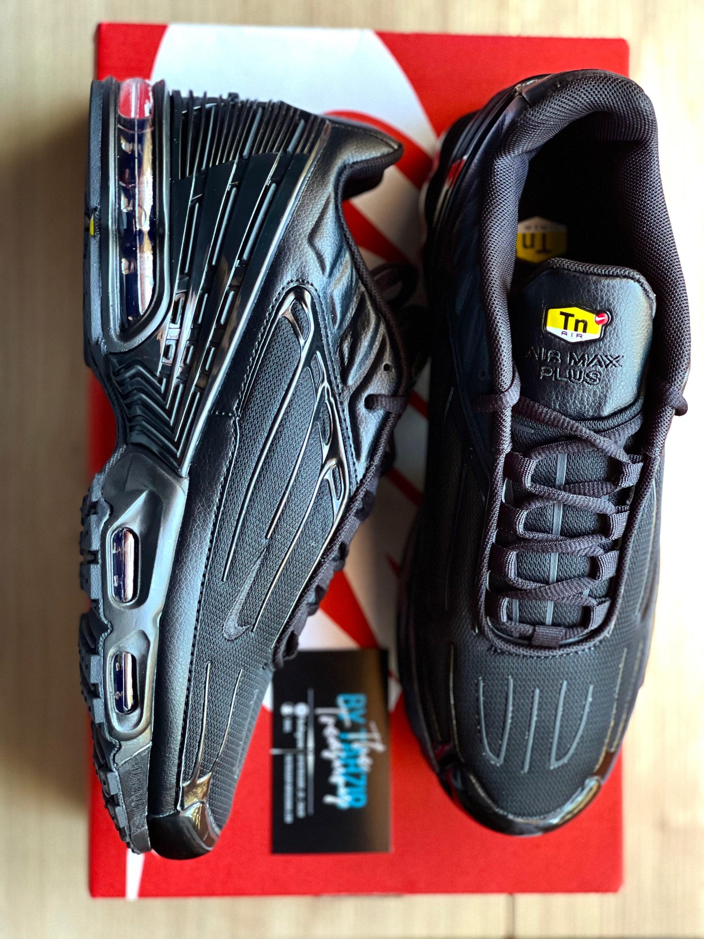 Air Max Plus 3 Leather - 'Triple Black' - The Treasury By Tahzir | Online - 1