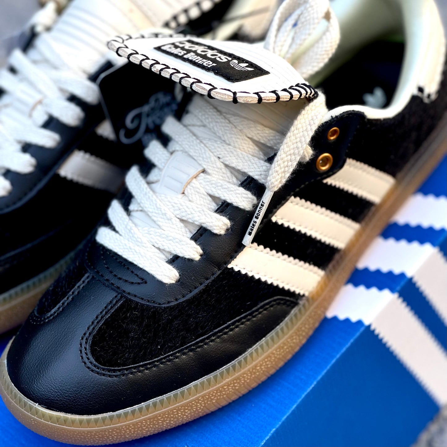 Wales Bonner x Samba Pony 'Black' - The Treasury By Tahzir | Online - 3