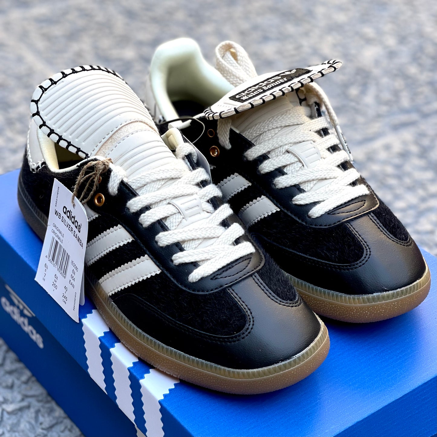 Wales Bonner x Samba Pony 'Black' - The Treasury By Tahzir | Online - 1