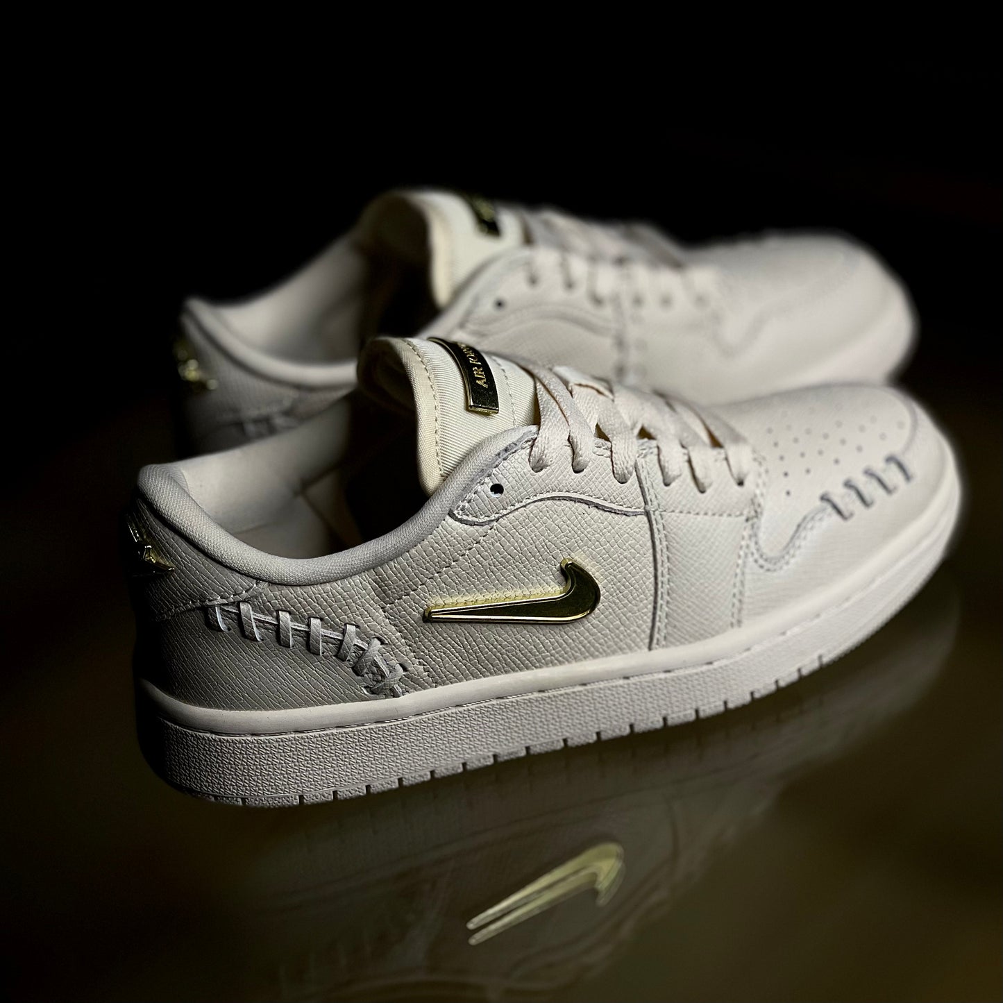 Angled view of Air Jordan 1 Method of Make Light Legend Brown — luxury brown leather sneaker combining heritage and craftsmanship