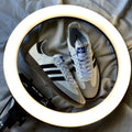 Adidas Samba OG White Black Gum sneaker side profile on clean background