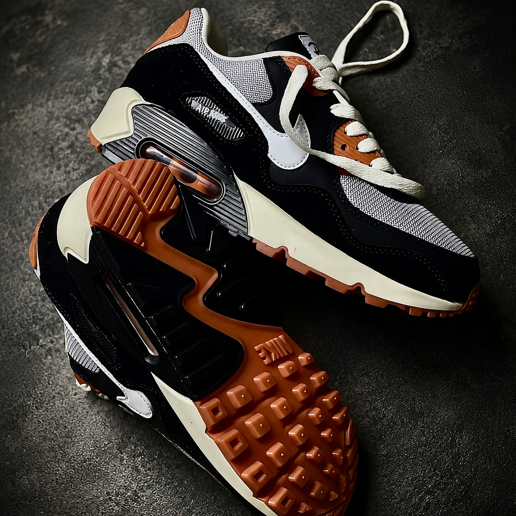 Visible Max Air unit and gum outsole on Patta Air Max 90