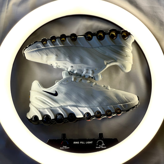 Nike Air Max DN8 Pure Platinum Black sneaker side view