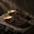 Birkenstock Boston Soft Footbed Mocha side profile