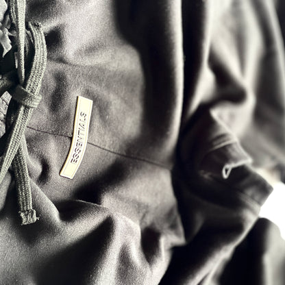 Close-up of waistband and drawstring on Fear of God sweatpant
