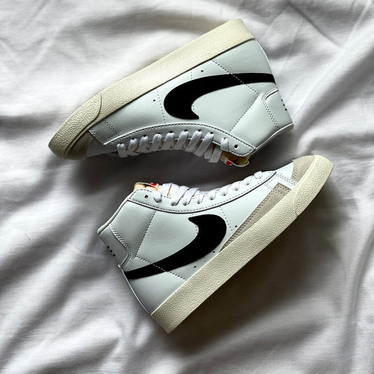 Pair of Nike Blazer Mid 77 Vintage sneakers angled together