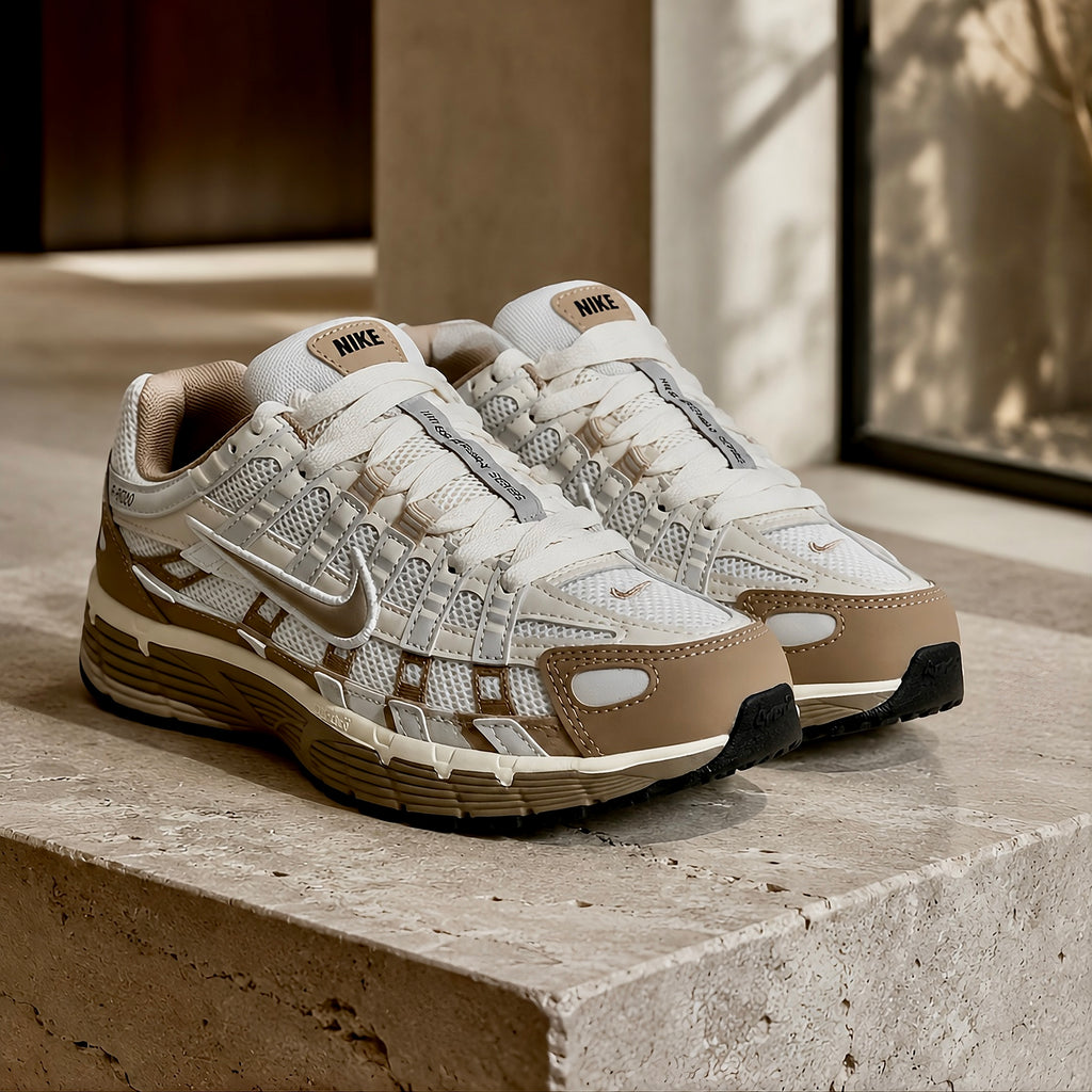 Nike P-6000 Hangul Day side profile highlighting retro running silhouette and textured panel design