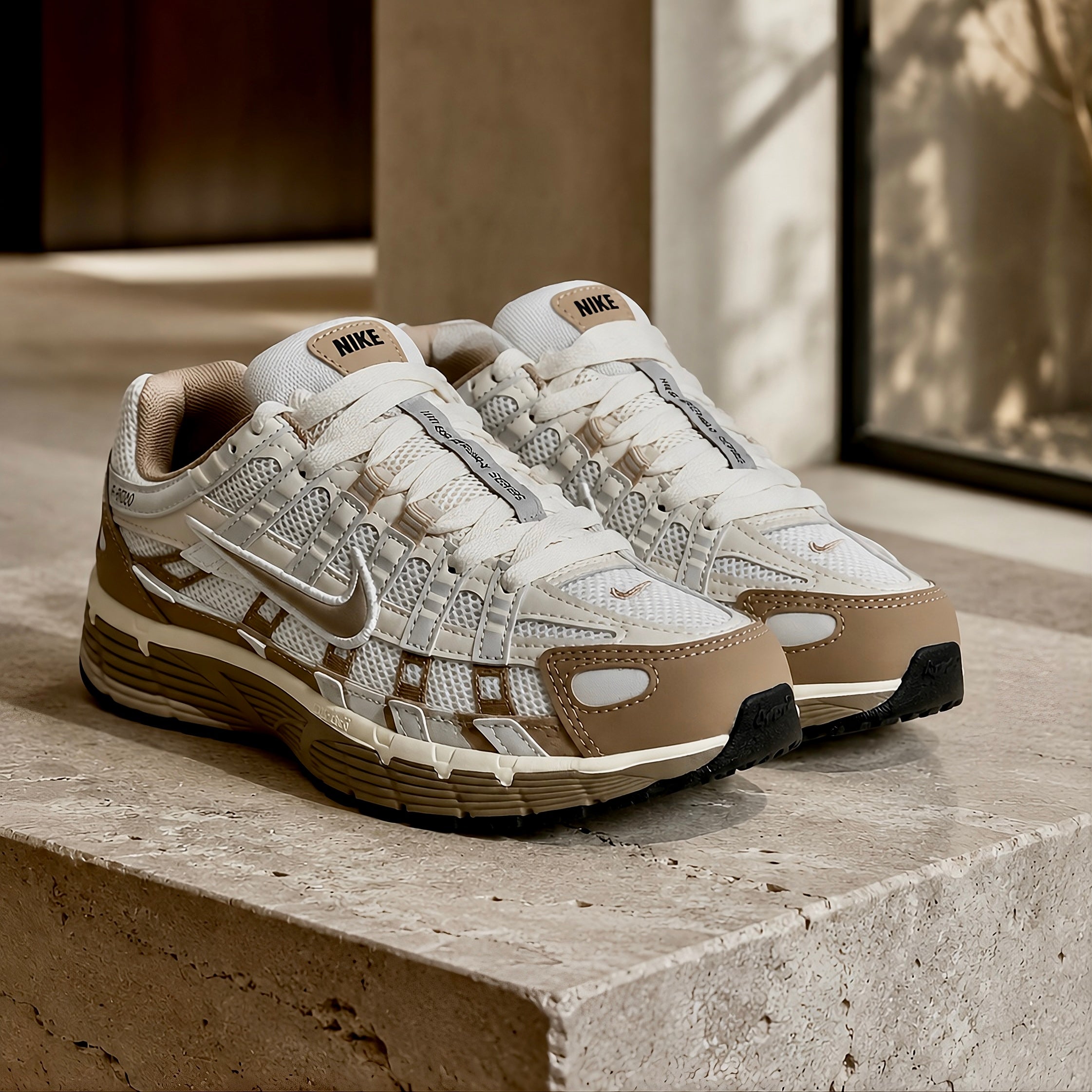 Nike P-6000 Hangul Day side profile highlighting retro running silhouette and textured panel design