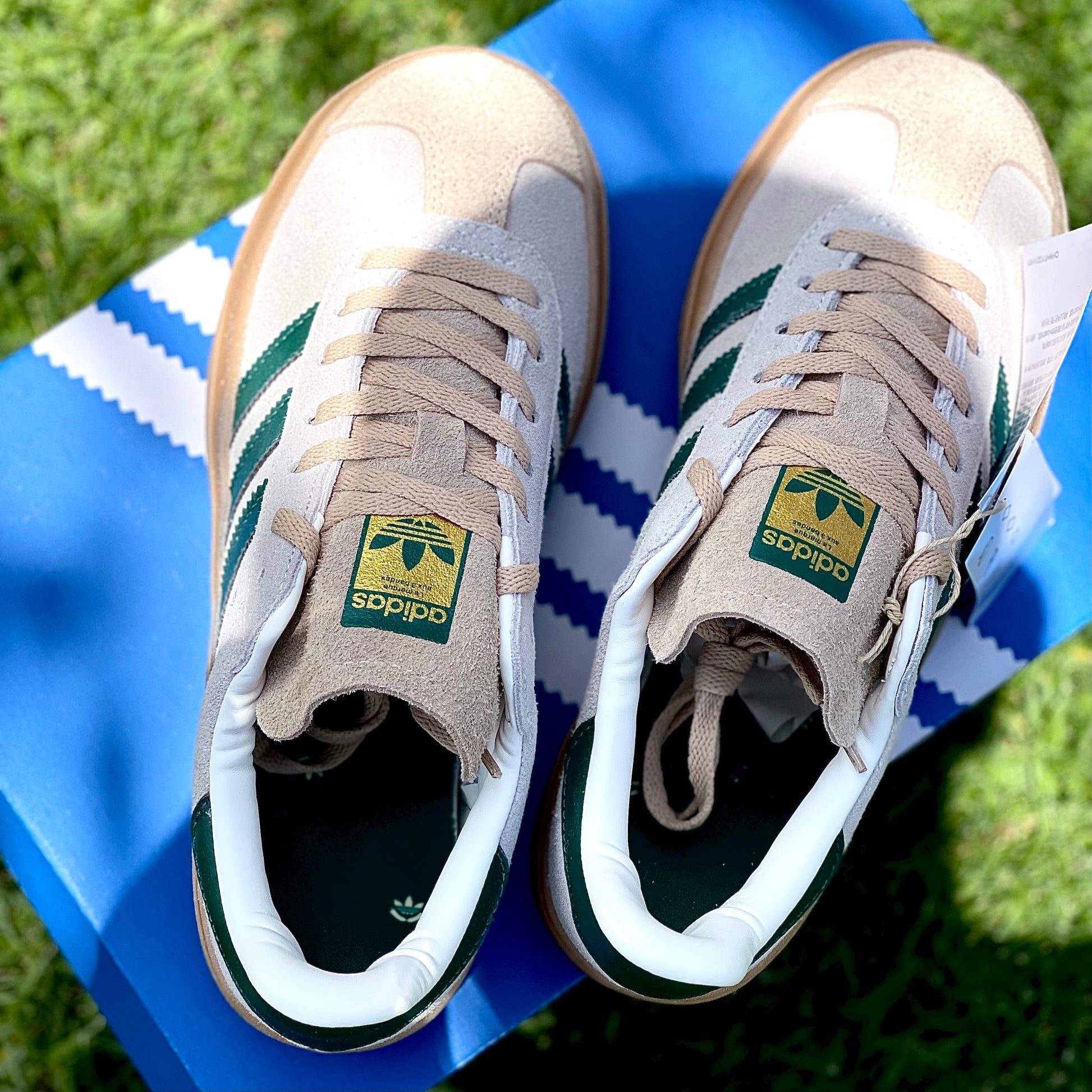 Wmns Gazelle Bold - 'Cream Collegiate Green' - The Treasury By Tahzir | Online  - 3